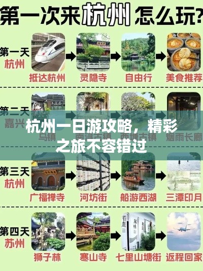 杭州一日游攻略，精彩之旅不容错过