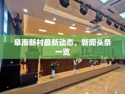 阜南新村最新动态，新闻头条一览