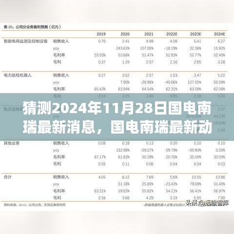 国电南瑞未来展望，聚焦2024年11月28日的最新动态与消息猜想