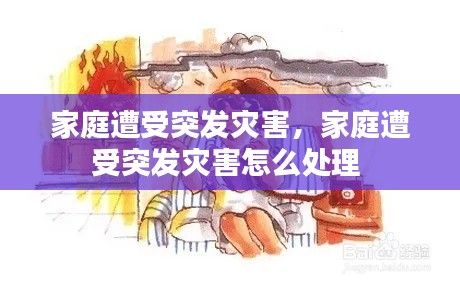 家庭遭受突发灾害，家庭遭受突发灾害怎么处理 